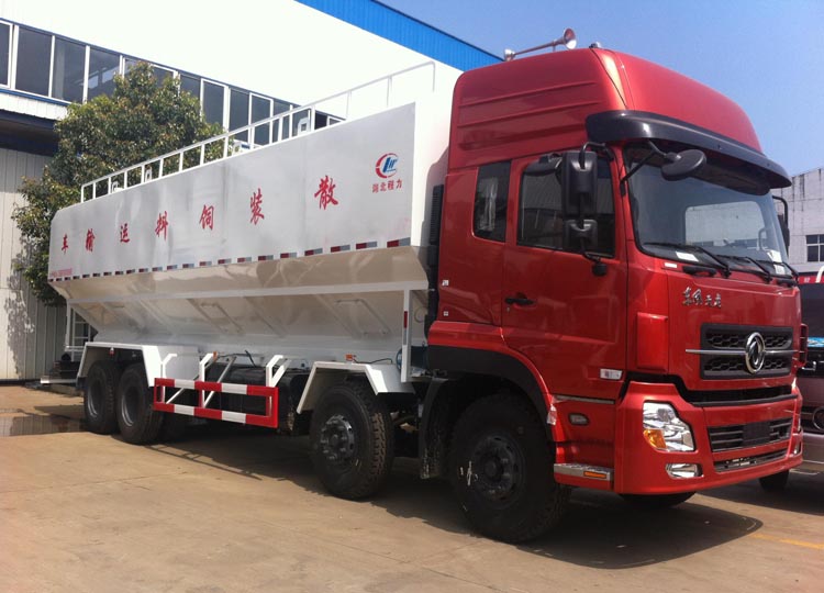 天龍40方散裝飼料運(yùn)輸車
