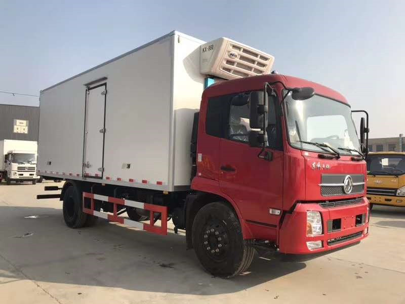 東風(fēng)天錦肉鉤冷藏車(chē)